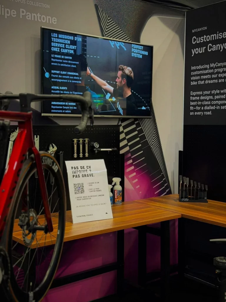 Projet Stand Canyon France – Installation d’écrans et diffusion de contenus