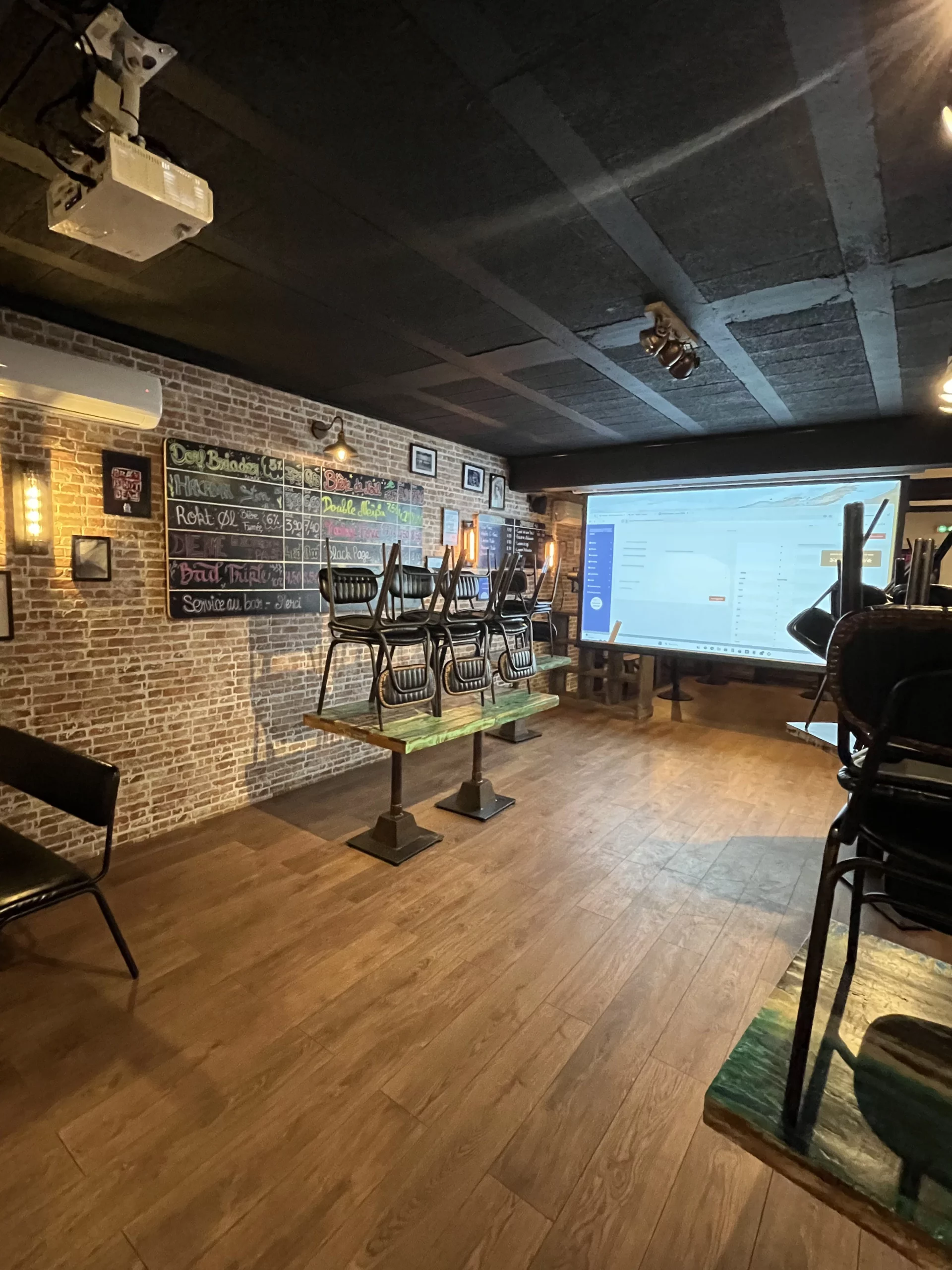 Équipement audio et vidéoprojecteur – Brasserie du Vignoble Ribeauvillé