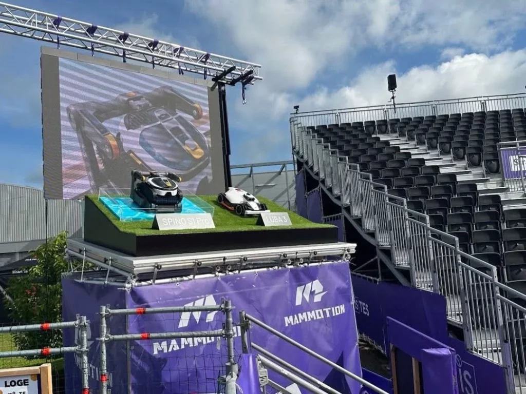Projet Plateforme d’exposition et écran LED géant pour les Internationaux de Strasbourg