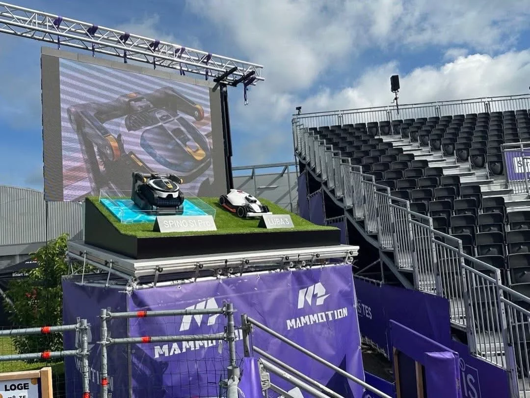 Plateforme d’exposition et écran LED géant pour les Internationaux de Strasbourg